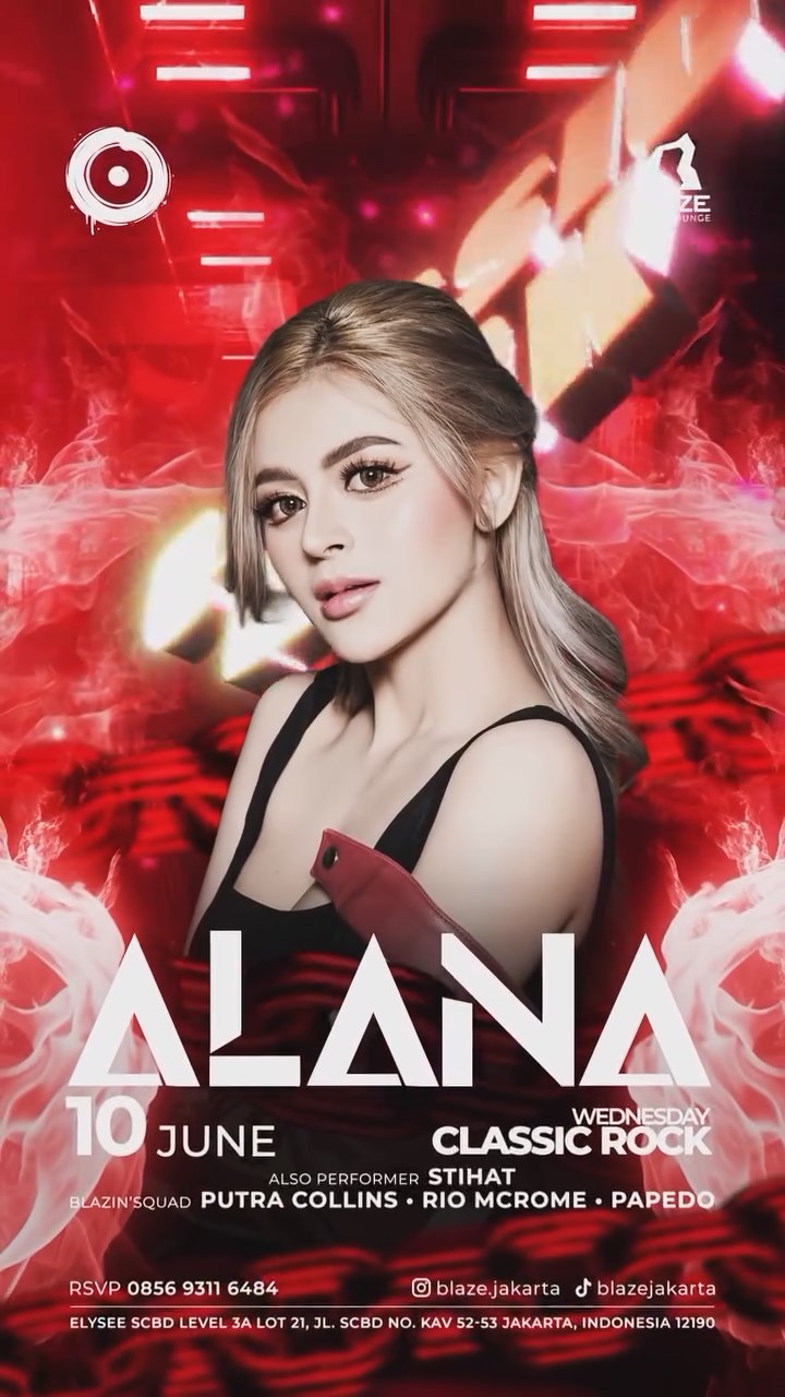BLAZE JAKARTA - WEDNESDAY CLASSIC ROCK (ALANA)