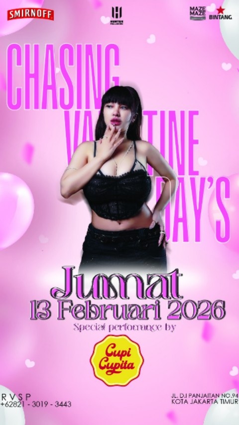 HUNTER PUB AND BISTRO JAKARTA - CHASING VALENTINE DAY'S (CUPI CUPITA)