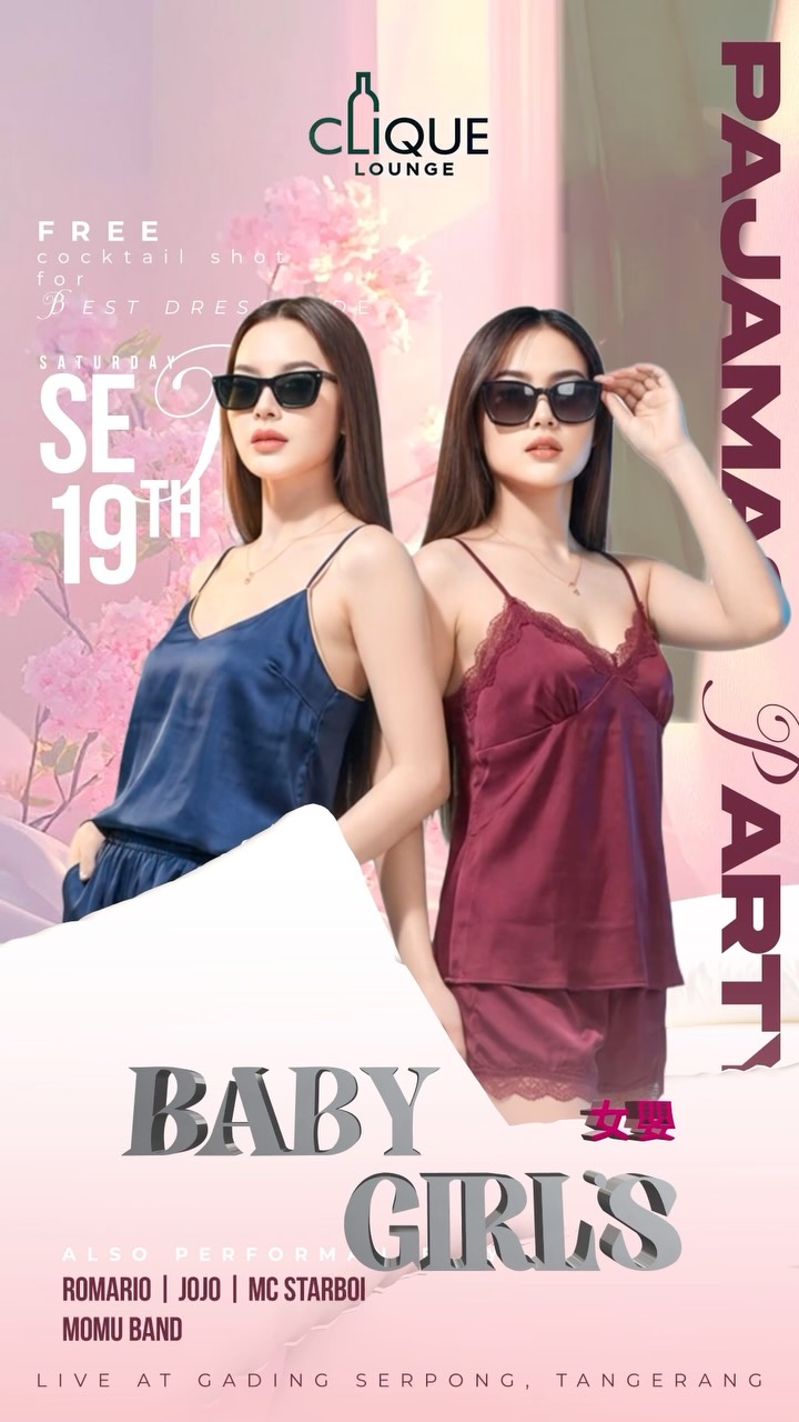 CLIQUE SPOT GADING SERPONG - PAJAMAS PARTY (BABY GIRLS)