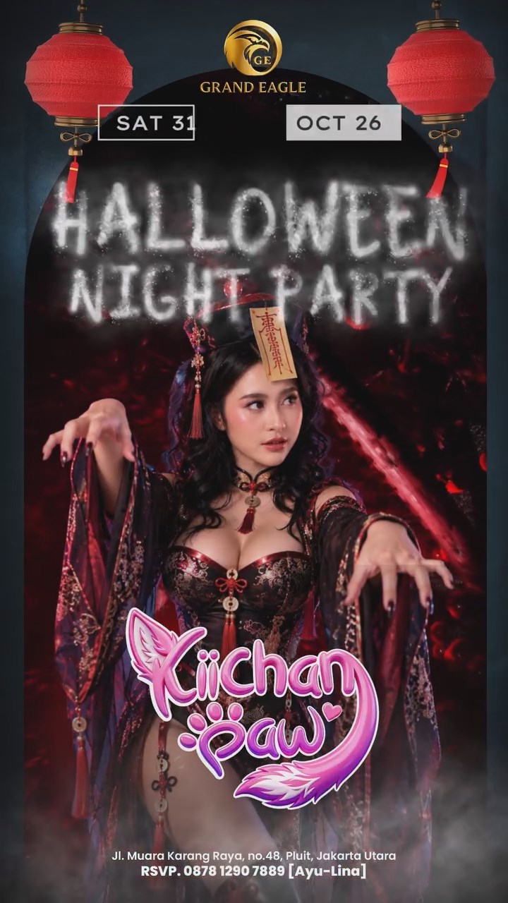GRAND EAGLE CLUB PENJARINGAN JAKARTA - HALLOWEEN PARTY (KIICHAN PAW)