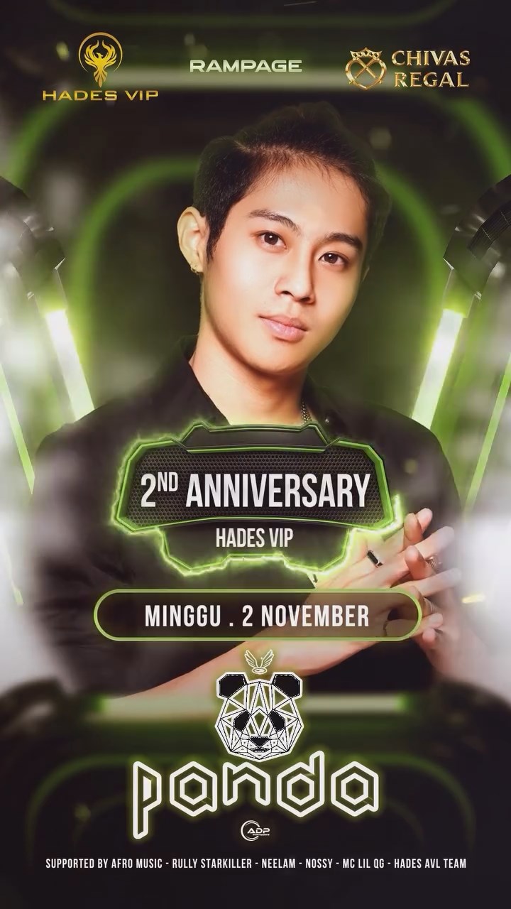 HADES VIP CIBUBUR - 2ND ANNIVERSARY (PANDA)