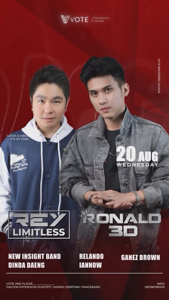 VOTE BAR GADING SERPONG - REY LIMITLESS & RONALD 3D