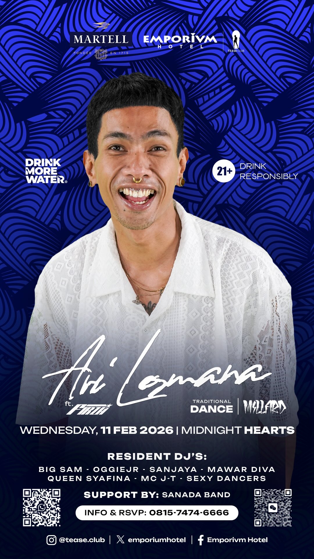 EMPORIUM TEASE CLUB JAKARTA - MIDNIGHT HEARTS (ARI LESMANA)