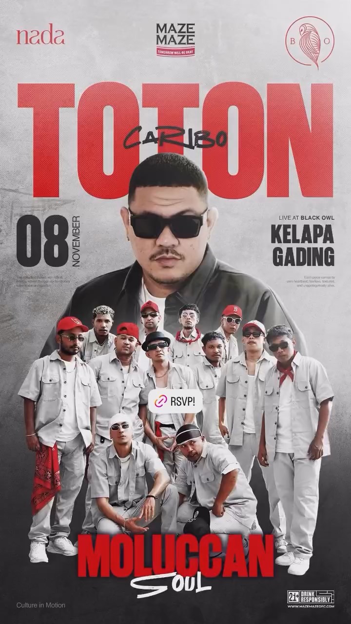 BLACK OWL KELAPA GADING - TOTON CARIBO, MOLUCCAN SOUL