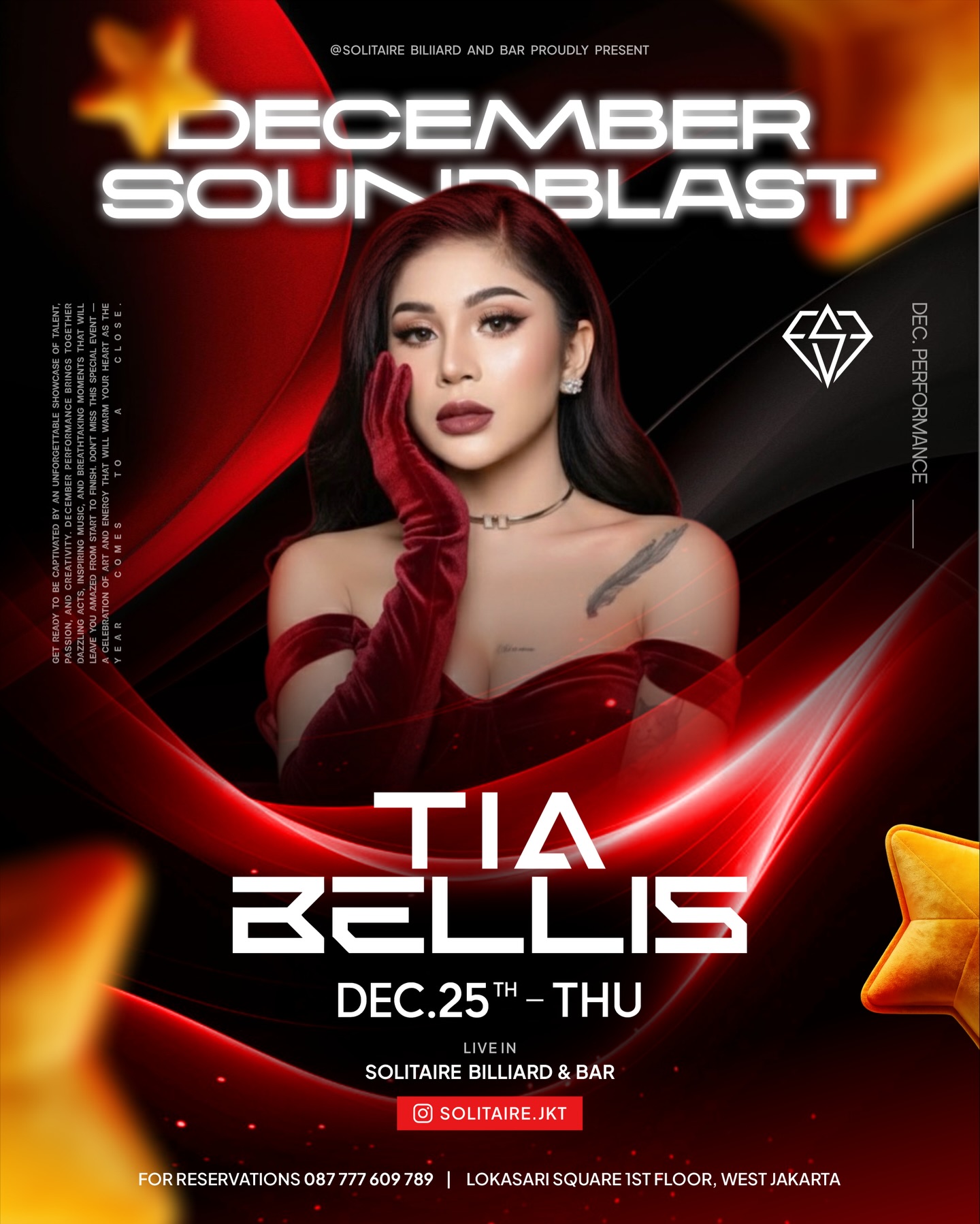 SOLITAIRE JAKARTA - DECEMBER SOUNDBLAST (TIA BELLIS)
