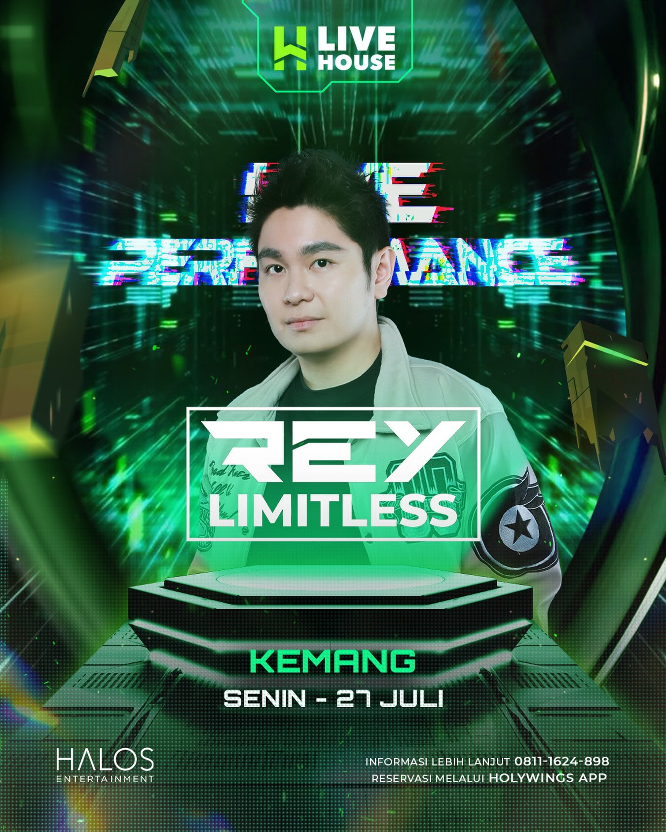 LIVEHOUSE KEMANG - REY LIMITLESS