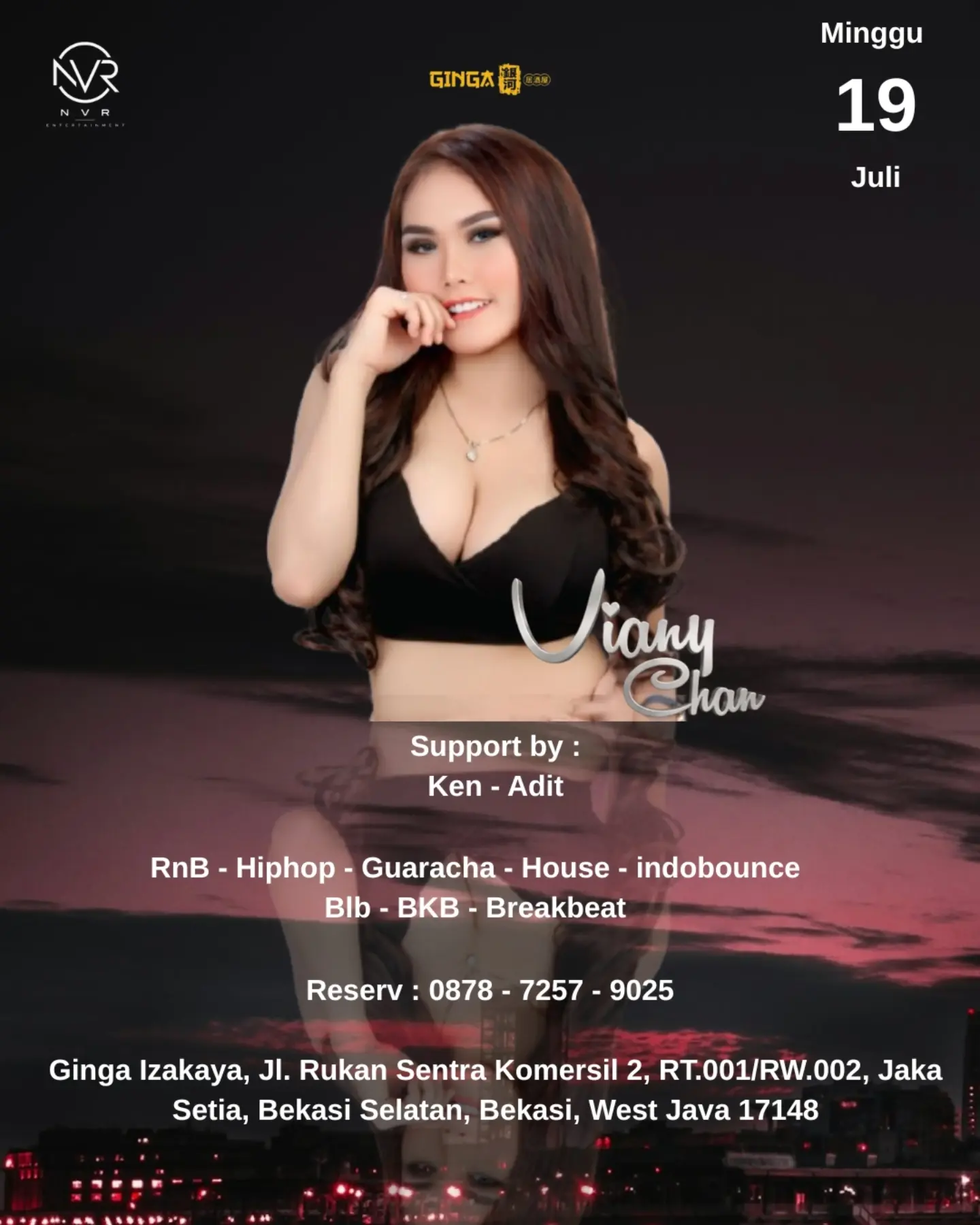 GINGA LOUNGE BEKASI - VIANY CHAN