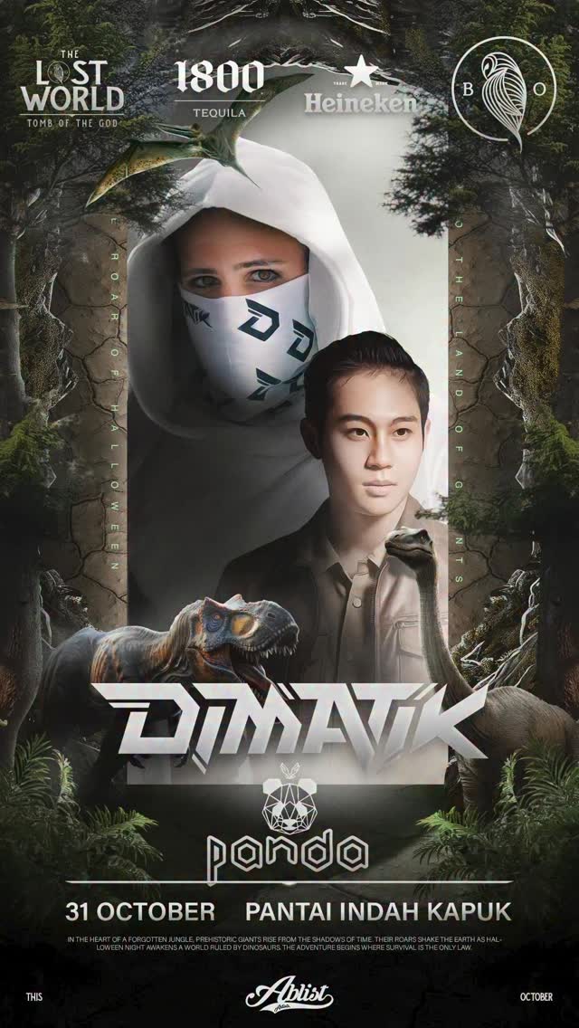 BLACK OWL PANTAI INDAH KAPUK - HALLOWEEN PARTY: THE LOST WORLD (DEMATIK X PANDA)