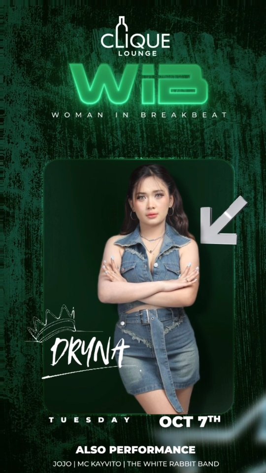 CLIQUE SPOT GADING SERPONG - WOMAN IN BREAKBEAT (DRYNA)