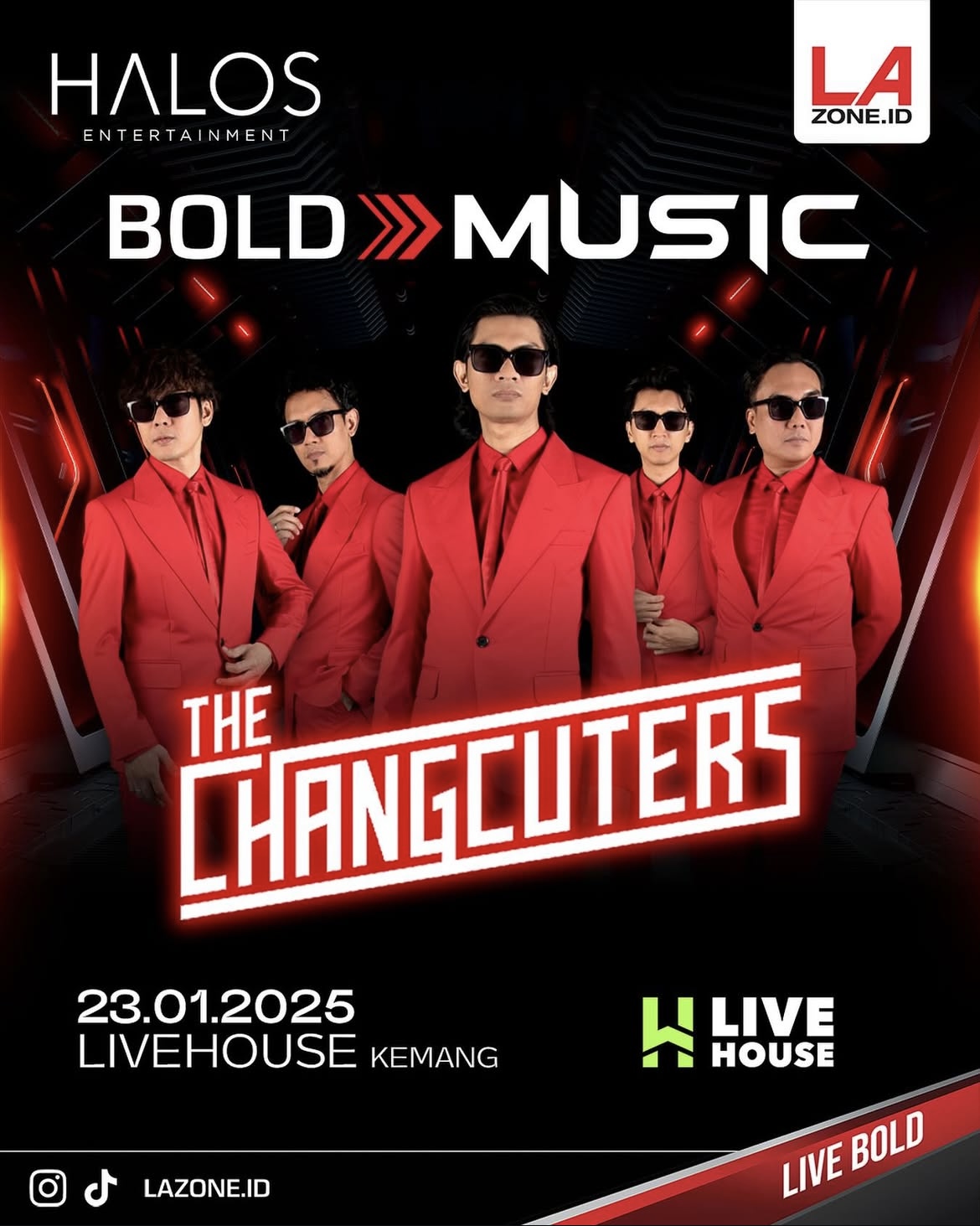 LIVE HOUSE KEMANG - THE CHANGCUTERS