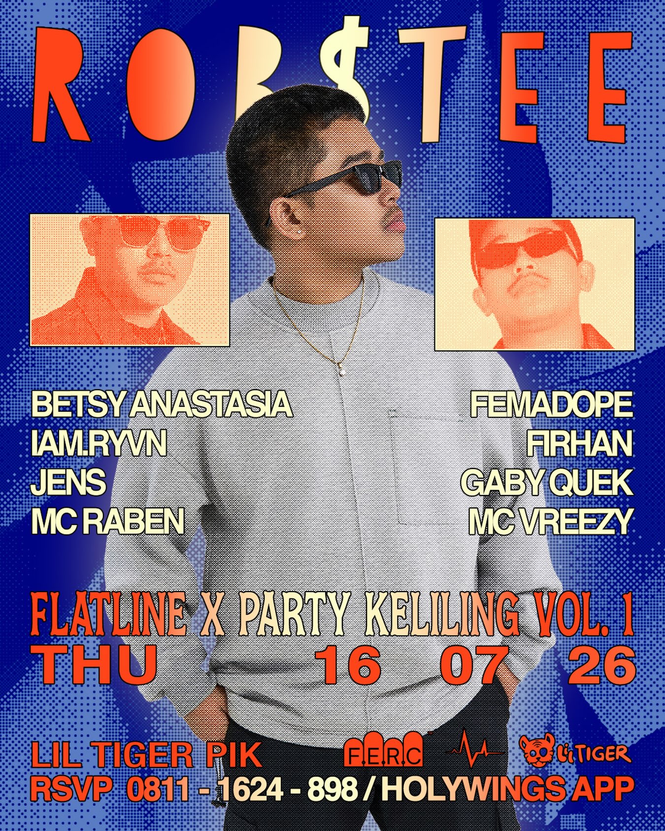 LIL TIGER PANTAI INDAH KAPUK - FLATLINE X PARTY KELILING VOL. 1 (ROBSTEE)