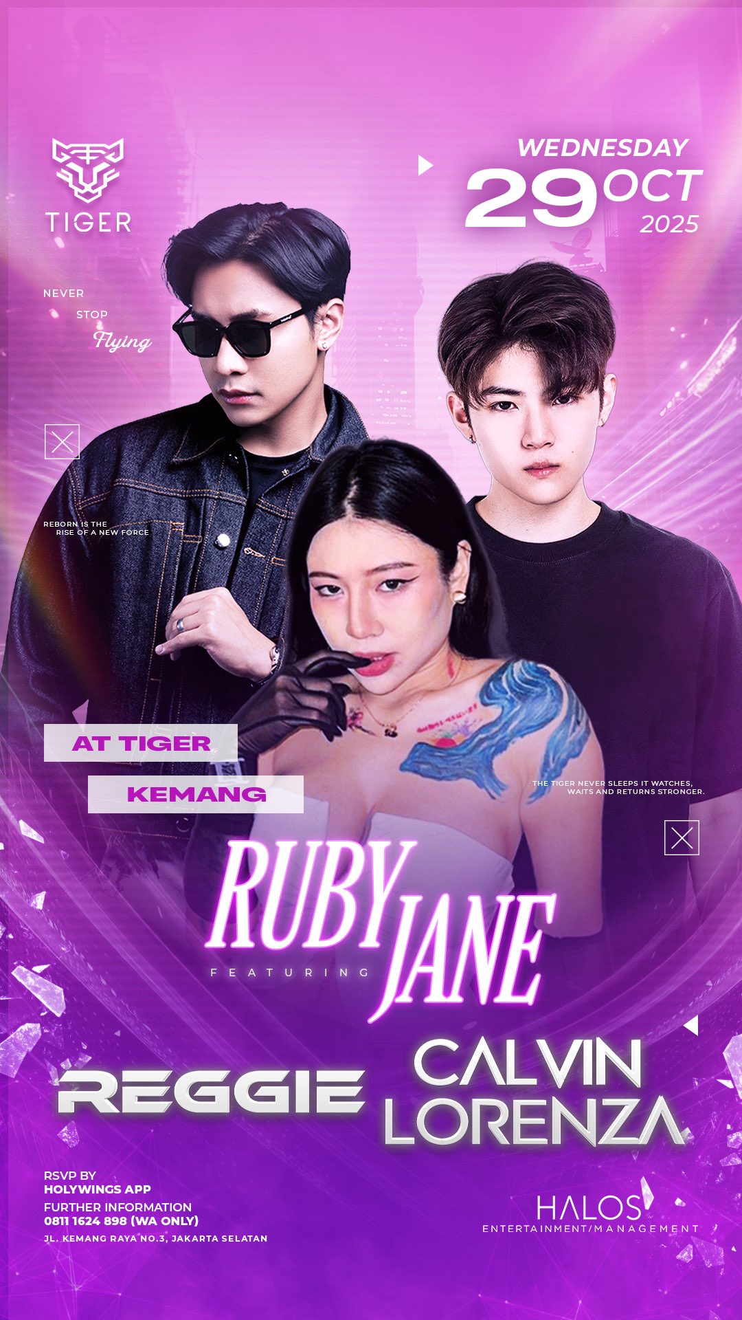 GOLDEN TIGER KEMANG JAKARTA - REGGIE & CALVIN LORENZA FEATURING RUBY JANE
