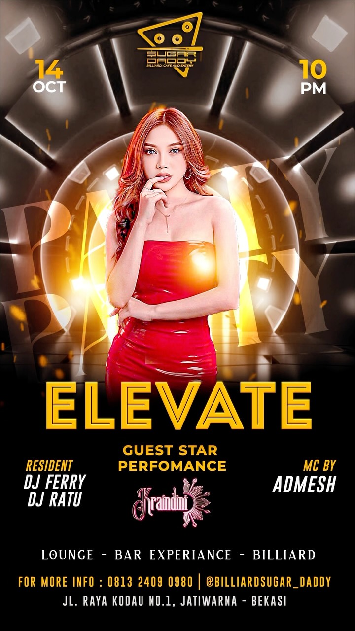 SUGAR DADDY BILLIARD, CAFE AND EATERY BEKASI - ELEVATE (KRAINDINI)