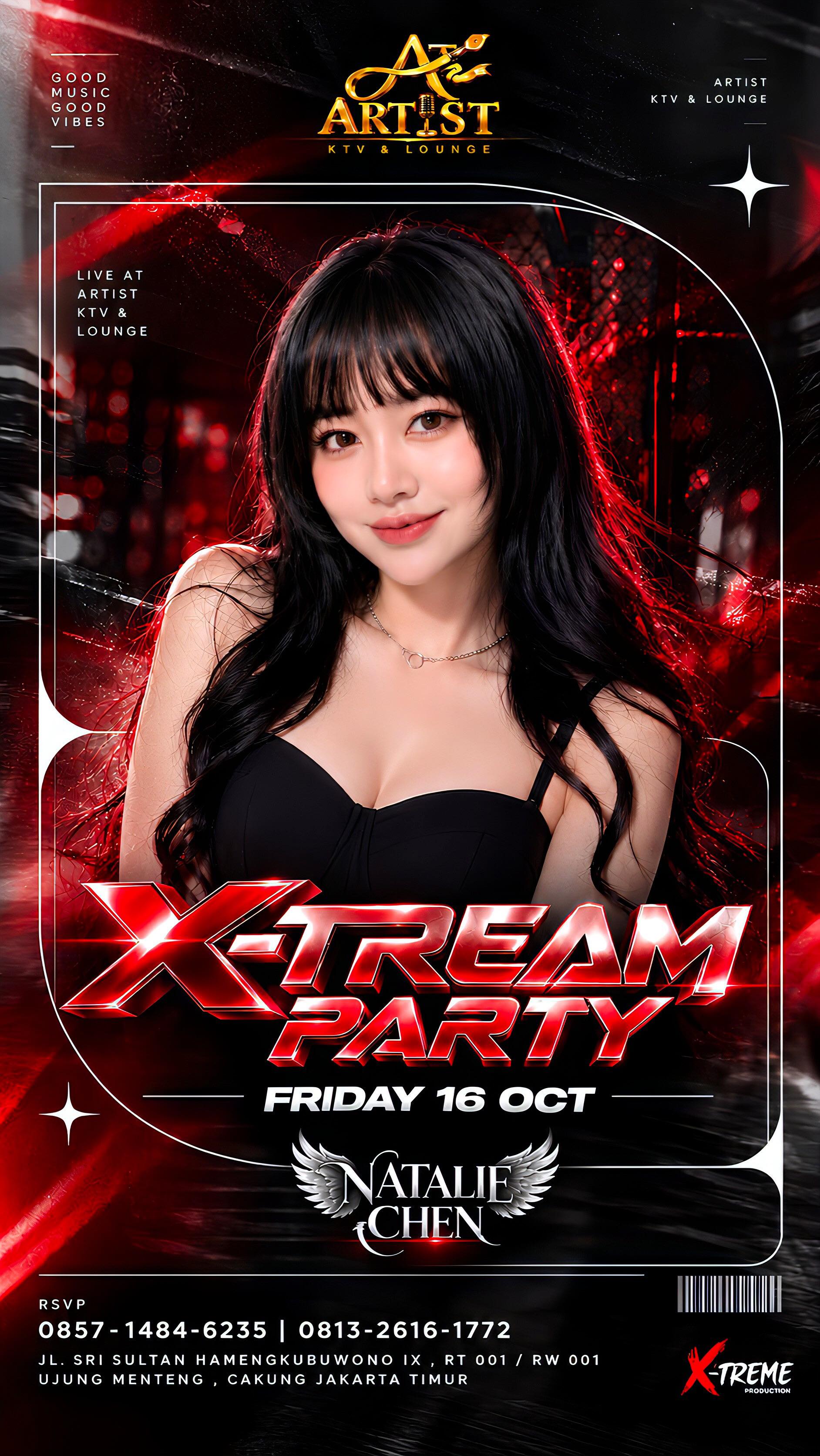 THE ARTIST KTV JAKARTA - X-TREME PARTY (NATALIE CHEN)