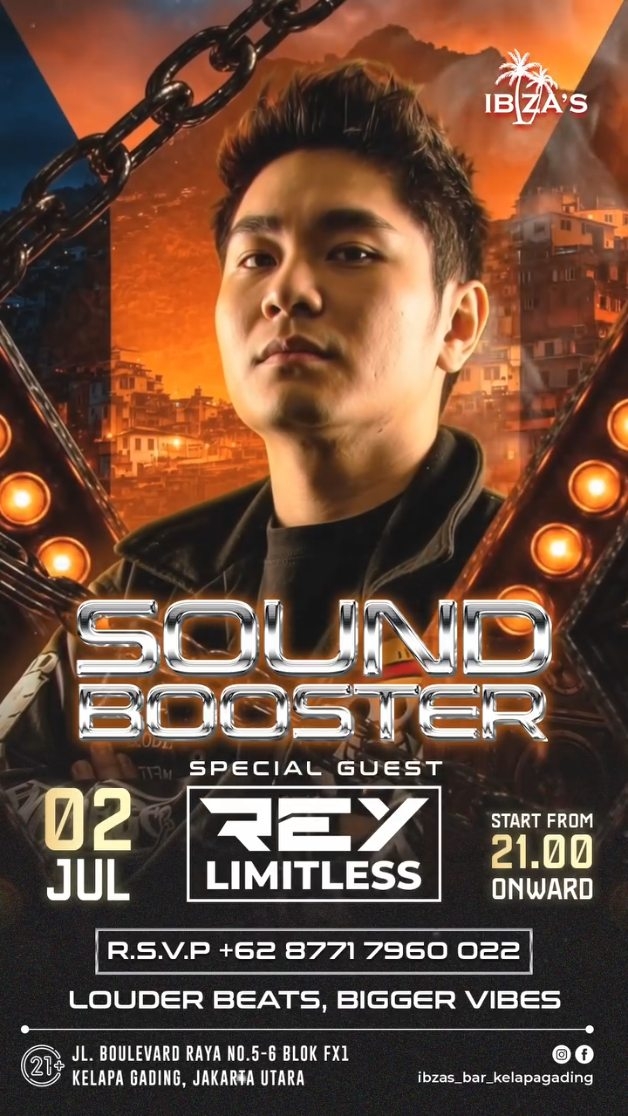 IBZA'S BAR KELAPA GADING - SOUND BOOSTER (REY LIMITLESS)
