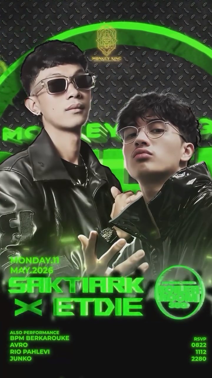 MONKEY KING BAR & LOUNGE GADING SERPONG - BOILER ROOM 360 (SAKTIARK X ETDIE)