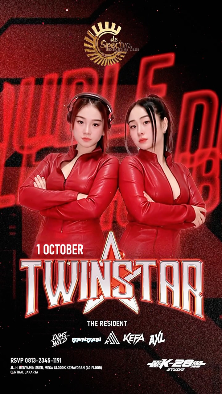 DE SPECTRA KEMAYORAN JAKARTA - DOUBLE TROUBLE (TWINSTAR)