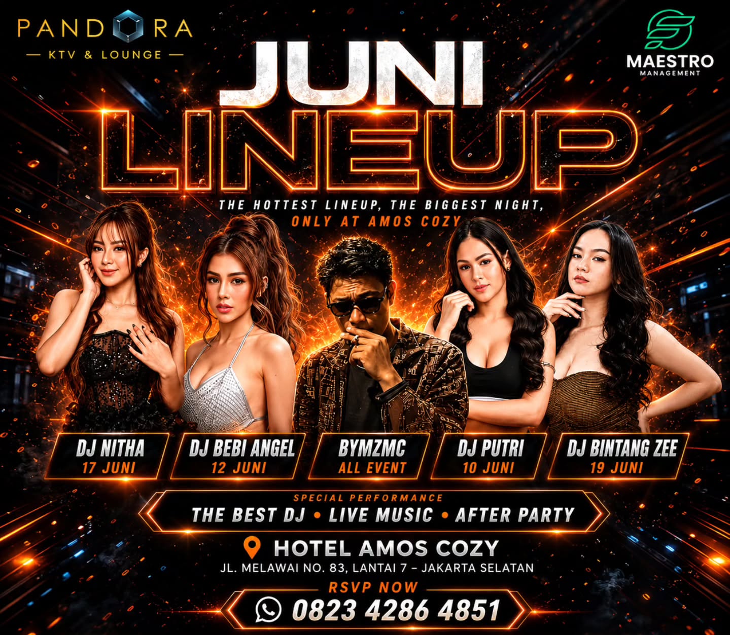 PANDORA KTV & LOUNGE MELAWAI JAKARTA - NITHA QUEEN