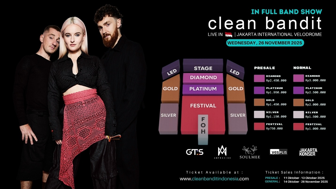 Catat! 26 November Clean Bandit Adakan Konser di Jakarta