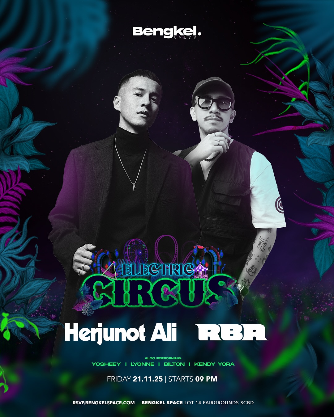 BENGKEL SCBD JAKARTA - ELECTRIC CIRCUS (HERJUNOT ALI & RBA)