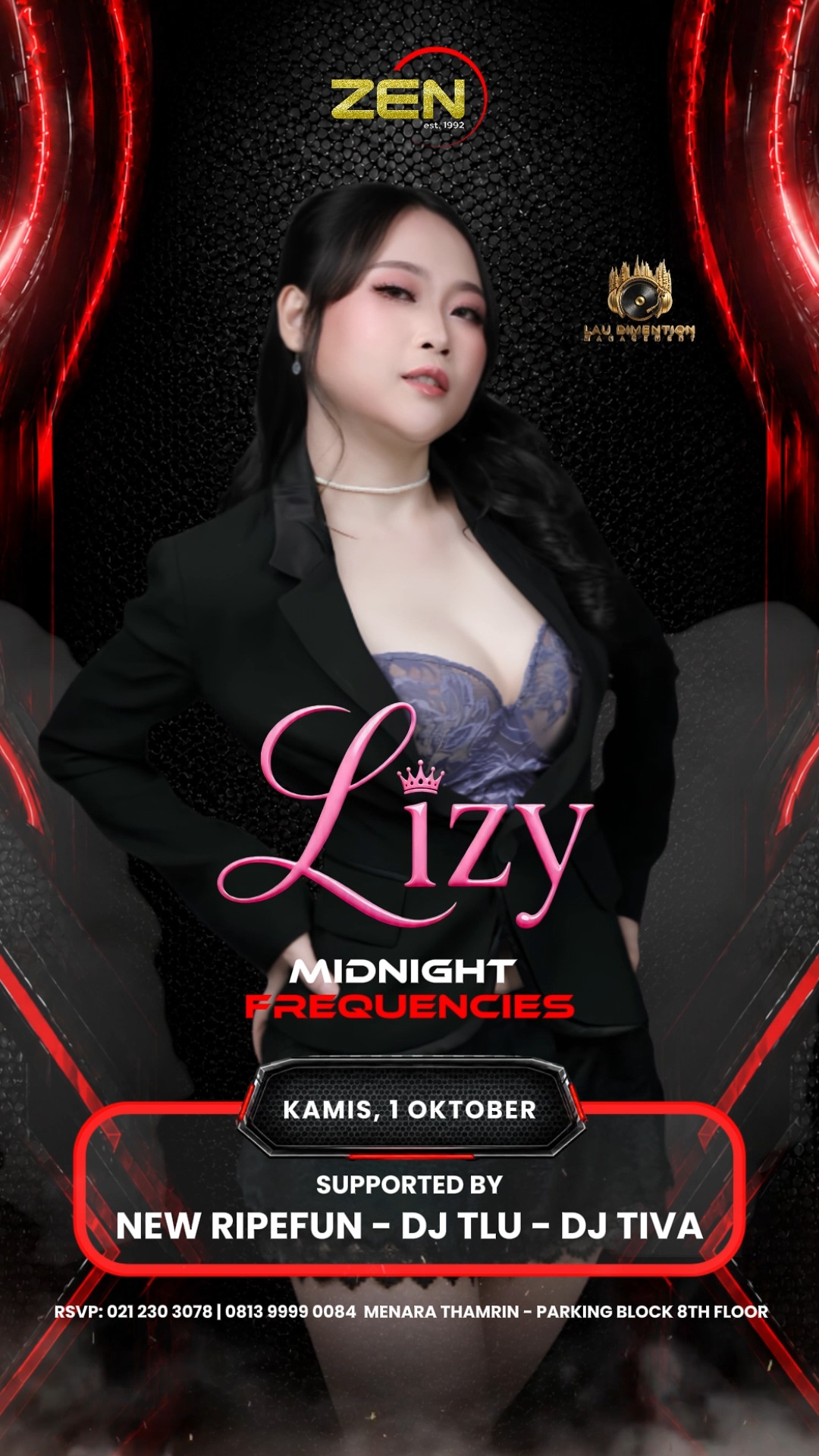 ZEN KTV & LOUNGE JAKARTA - MIDNIGHT FREQUENCIES (LIZY))