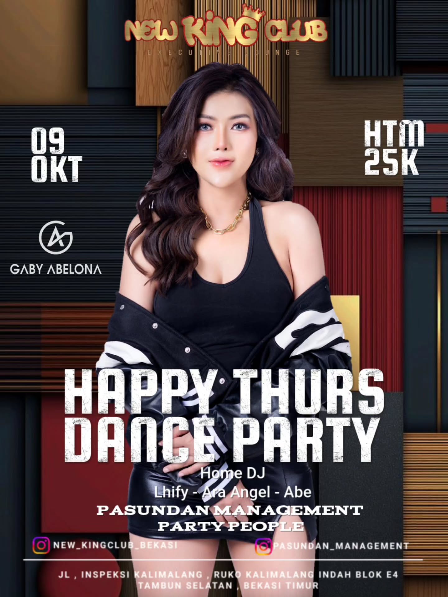 NEW KING CLUB BEKASI - HAPPY THURSDANCE PARTY (GABY ABELONA)