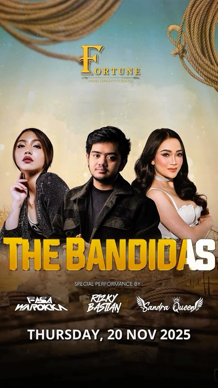 FORTUNE SPA GRAND WIJAYA JAKARTA - THE BANDIDAS (FASA WAROKKA, RIZKY BASTIAN, SANDRA QUEEN)
