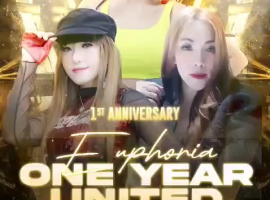 GRAND EAGLE CLUB PENJARINGAN JAKARTA - EUPHORIA ONE YEAR UNITED (YENNY HAN, LEONY, OVY KIRANA)