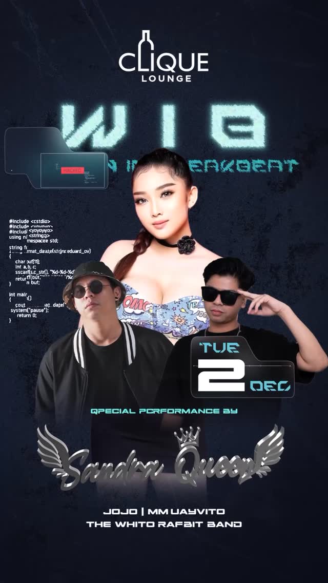 CLIQUE SPOT GADING SERPONG - WOMAN IN BREAKBEAT (SANDRA QUEEN)