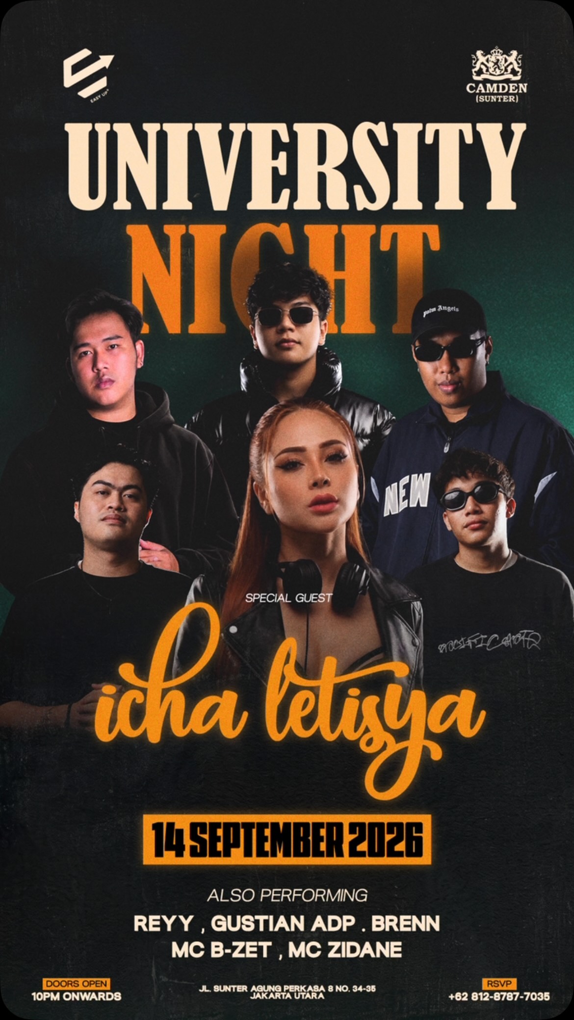 CAMDEN SUNTER JAKARTA - UNIVERSITY NIGHT (ICHA LETISYA)