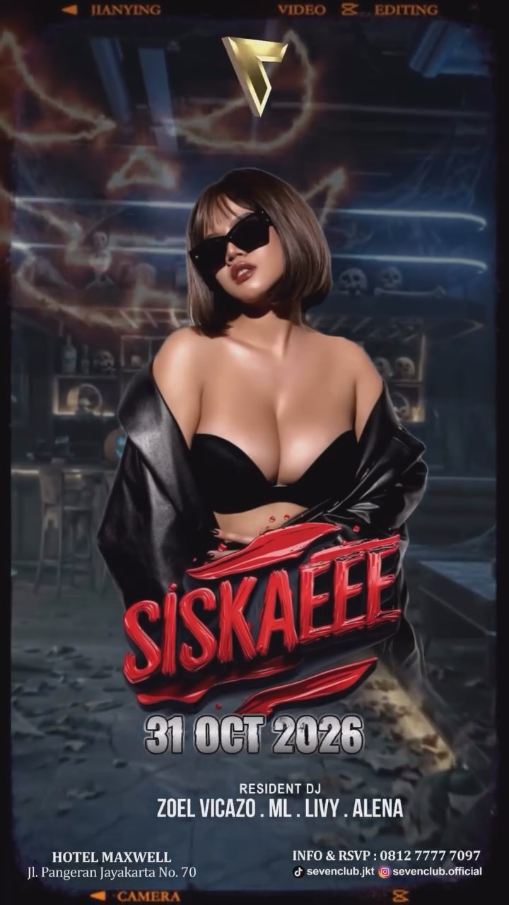 SEVEN CLUB JAKARTA - BOOBS BUSTER (SISKAEEE)