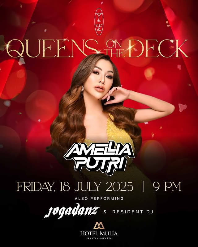 CJ'S BAR SENAYAN JAKARTA - QUEENS ON THE DECK (AMELLIA PUTRI)