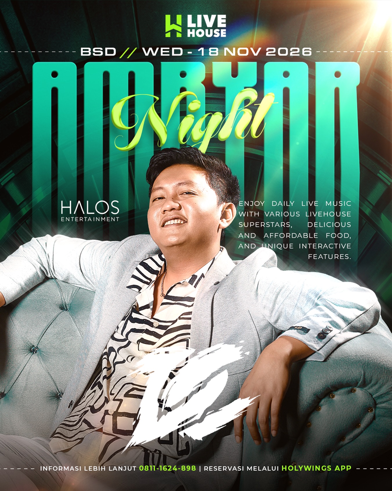 LIVEHOUSE QBIG BSD - AMBYAR NIGHT (DENNY CAKNAN)