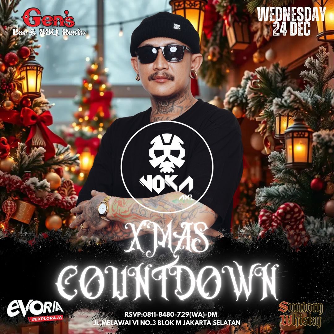 GEN'S BAR JAKARTA - XMAS COUNTDOWN (NOKA AXL)
