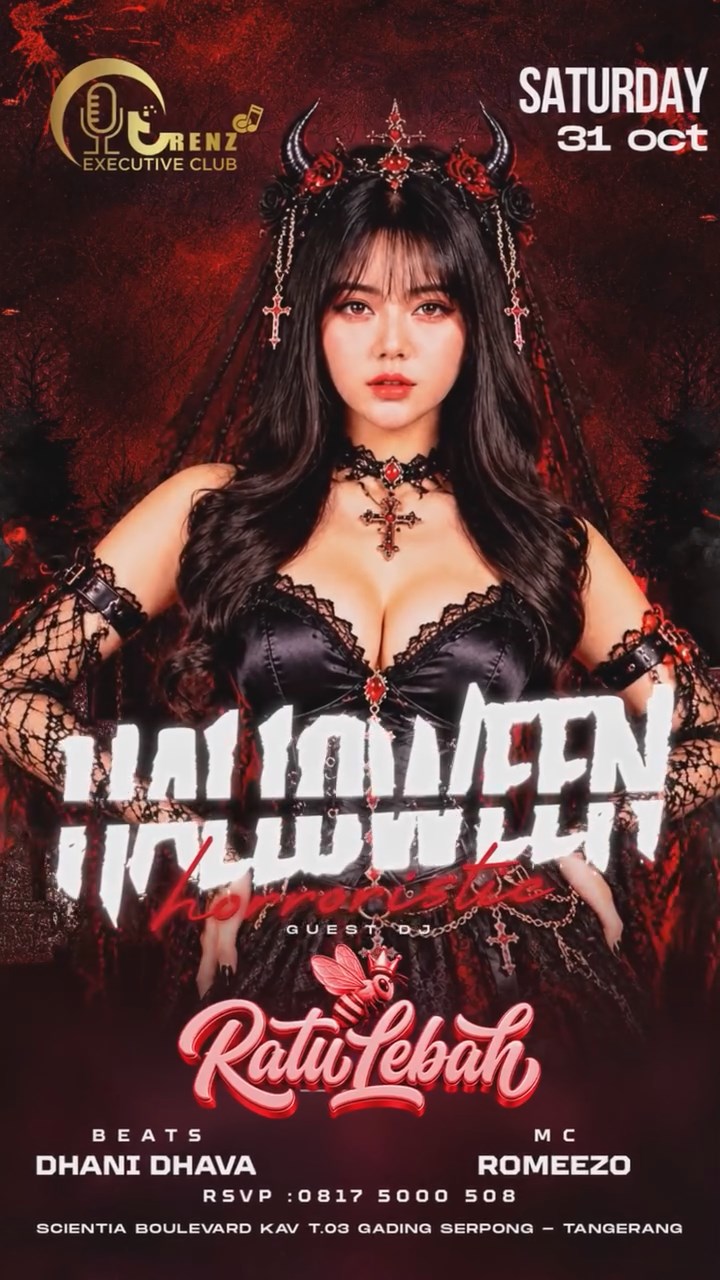 TRENZ EXECUTIVE CLUB GADING SERPONG - HALLOWEEN HORRORISTIC (RATU LEBAH)