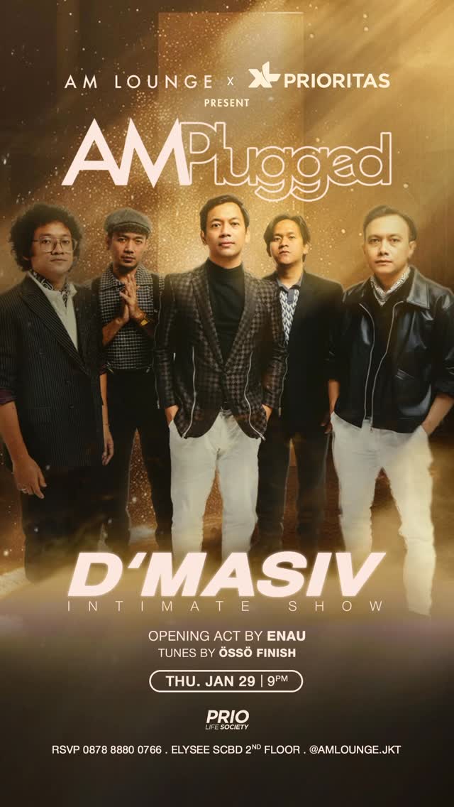 AM LOUNGE JAKARTA - AMPLUGGED (D'MASIV)