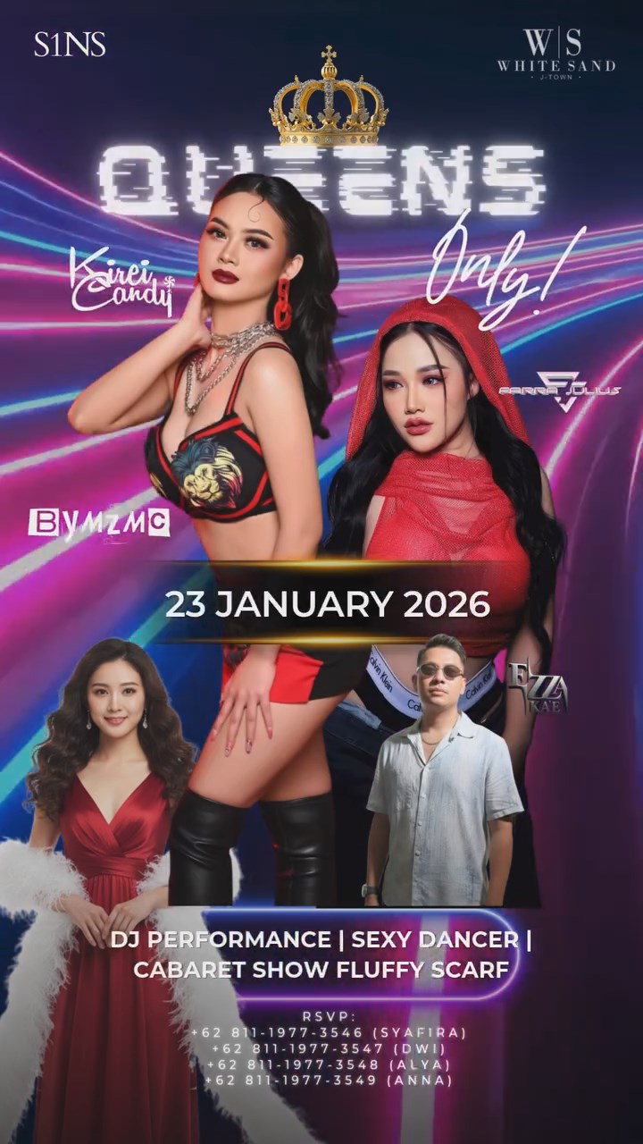 WHITE SAND KELAPA GADING JAKARTA - QUEENS ONLY (KIREI CANDY & FARRA JULIUS)