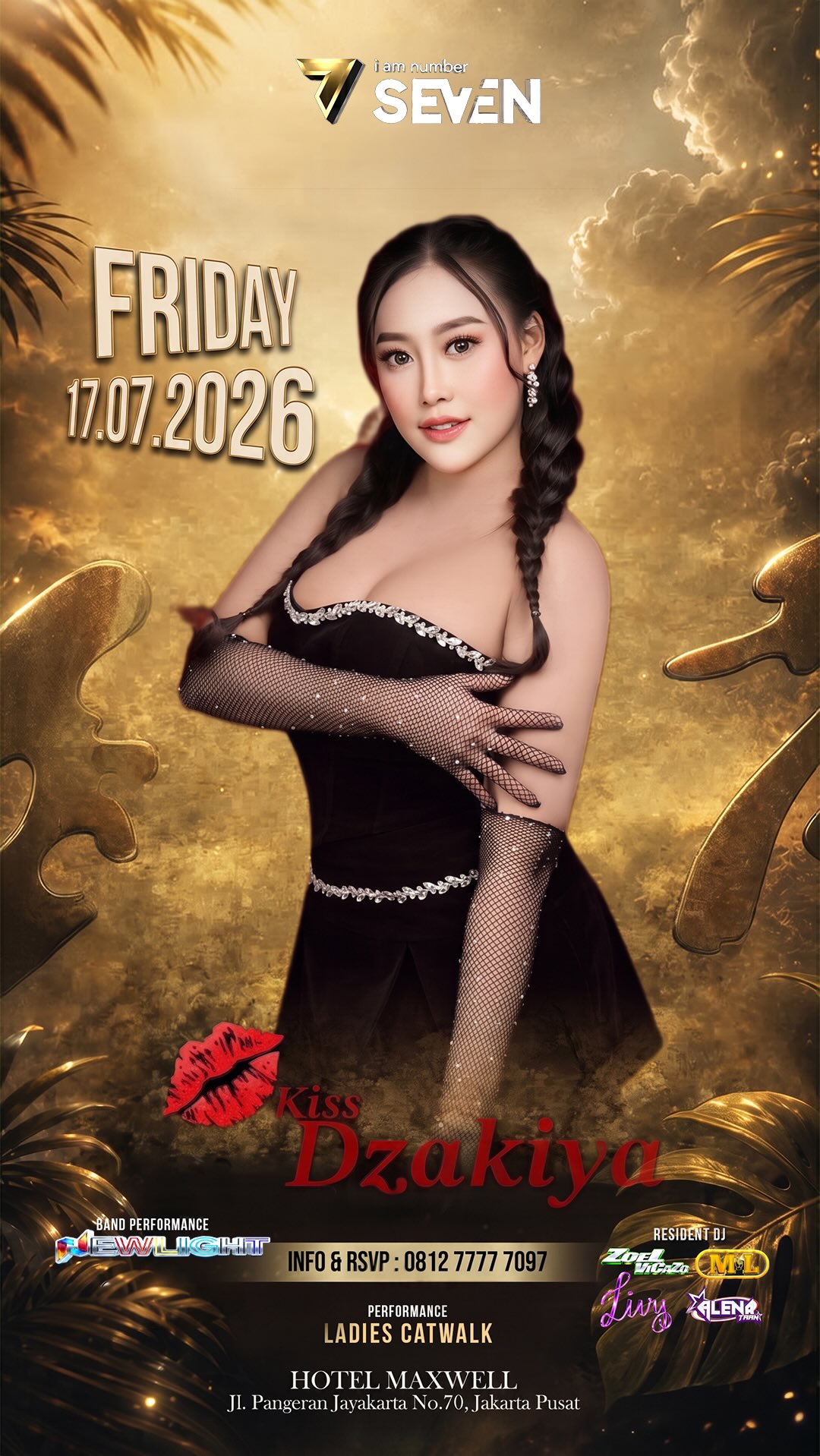 SEVEN CLUB JAKARTA - KISS DZAKIYA