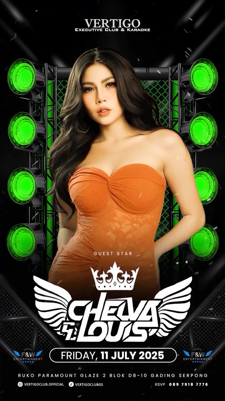 VERTIGO CLUB GADING SERPONG - GLAMOUR NIGHT (CHELVA LOUIS)