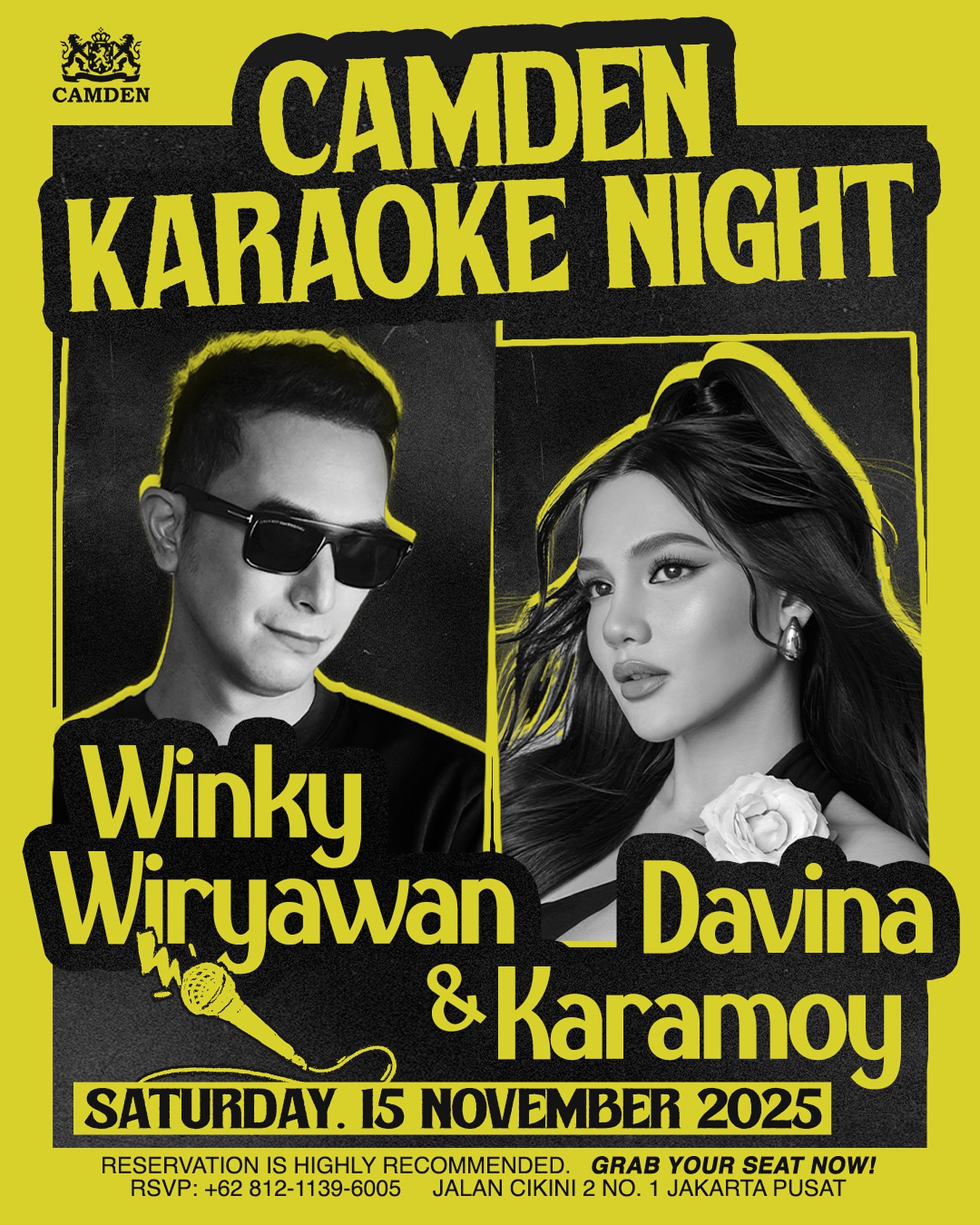 CAMDEN CIKINI JAKARTA - KARAOKE NIGHT (WINKY WIRYAWAN & DAVINA KARAMOY)