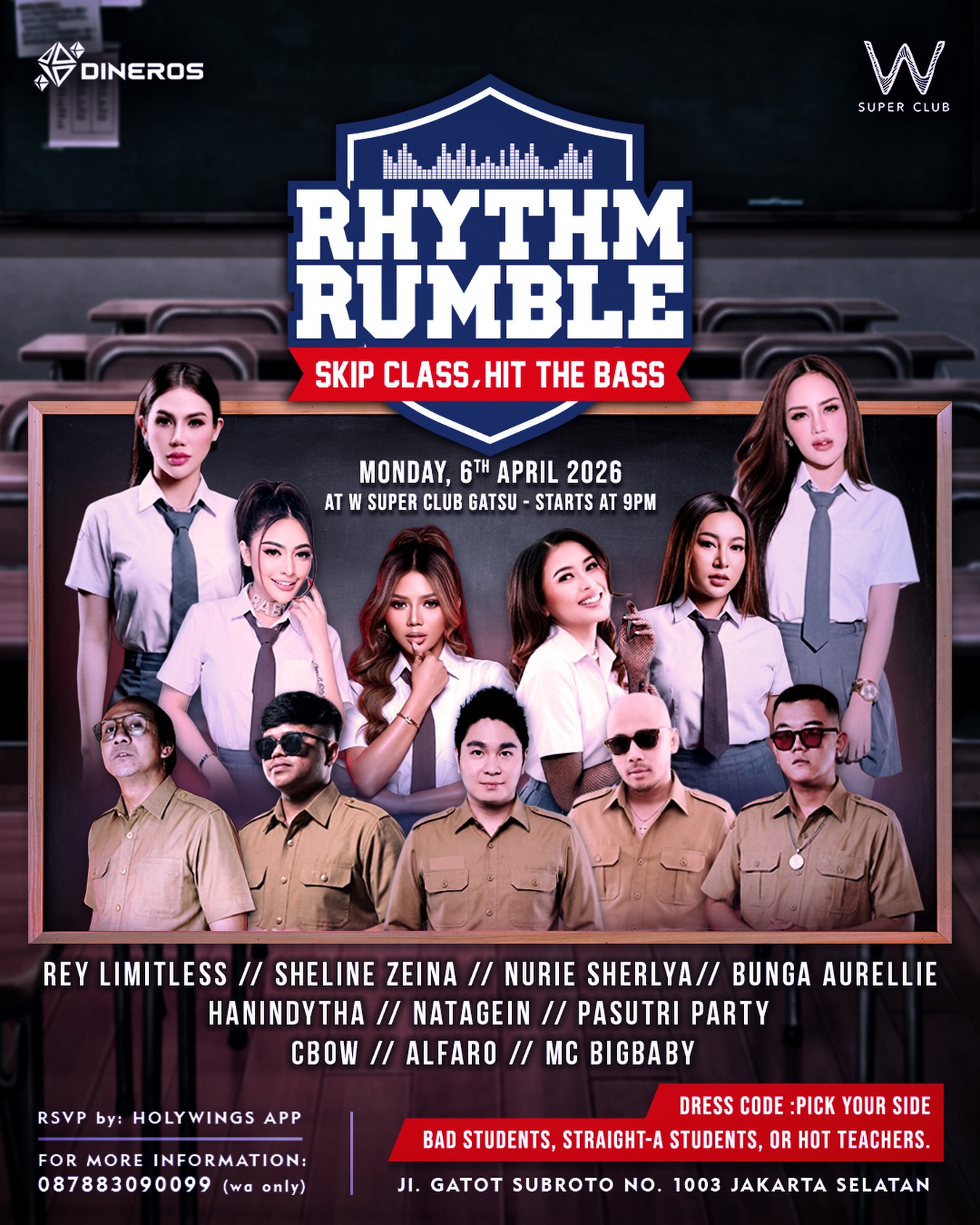W SUPER CLUB TEBET JAKARTA - RHYTHM RUMBLE VOL. 4