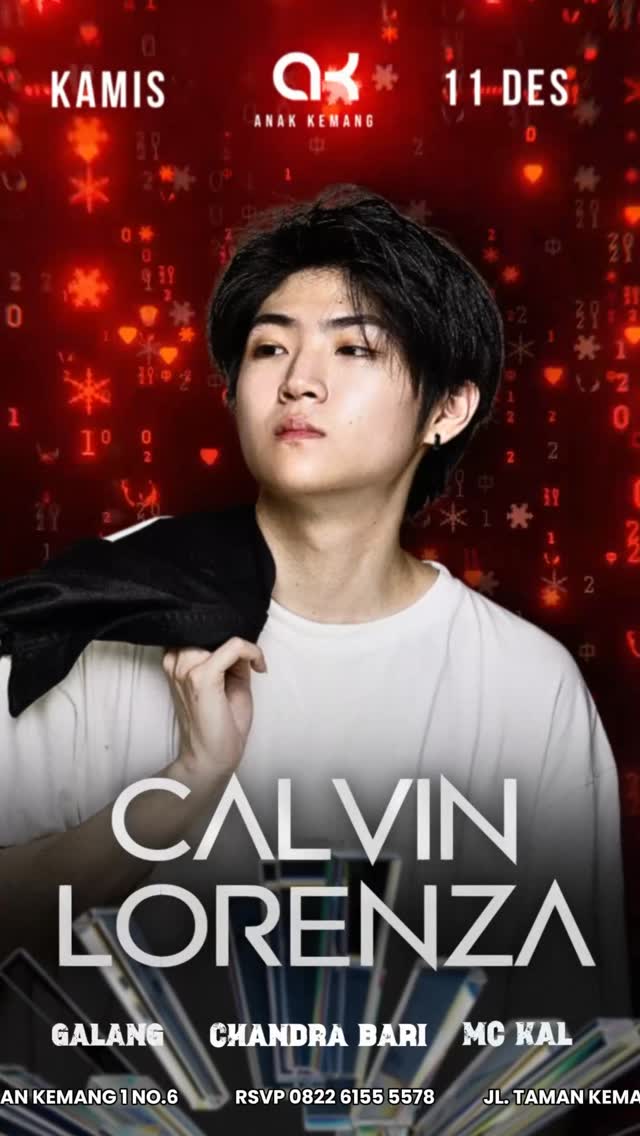 ANAK KEMANG CAFE JAKARTA - CALVIN LORENZA