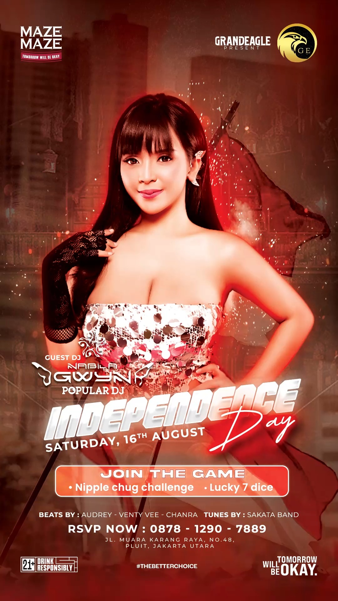 GRAND EAGLE CLUB PENJARINGAN JAKARTA - INDEPENDENCE DAY (NABILA GWYN)