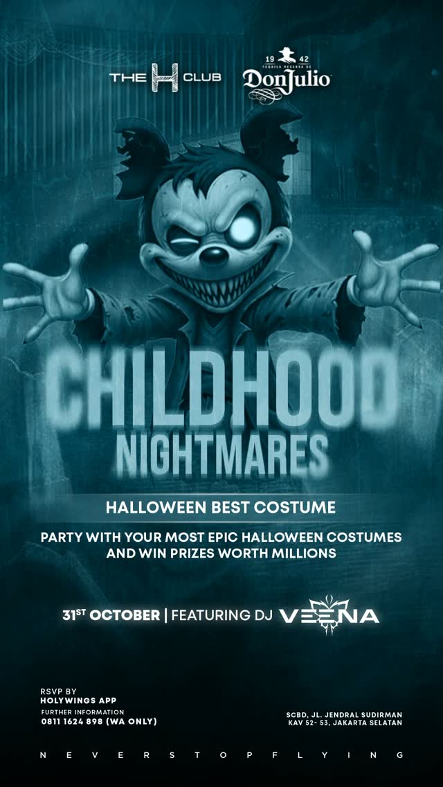 THE H CLUB SCBD JAKARTA - CHILDHOOD NIGHTMARES (VEENA)