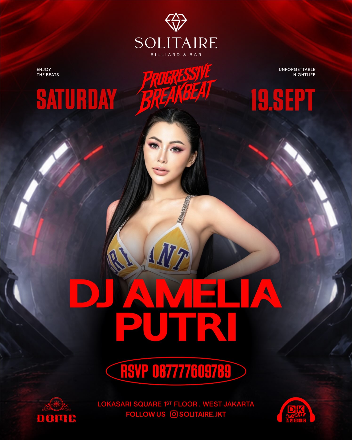SOLITAIRE JAKARTA - PROGRESSIVE BREAKBEAT (AMELLIA PUTRI)