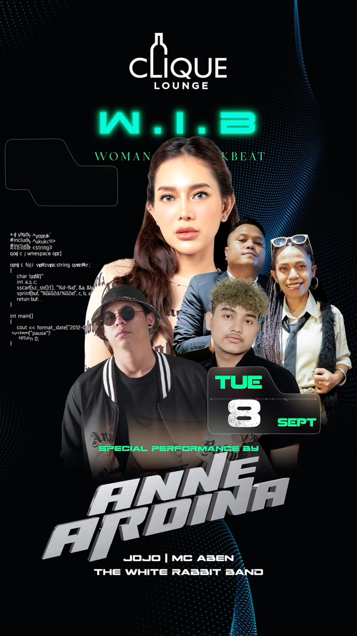 CLIQUE SPOT GADING SERPONG - WOMAN IN BREAKBEAT (ANNE ARDINA)