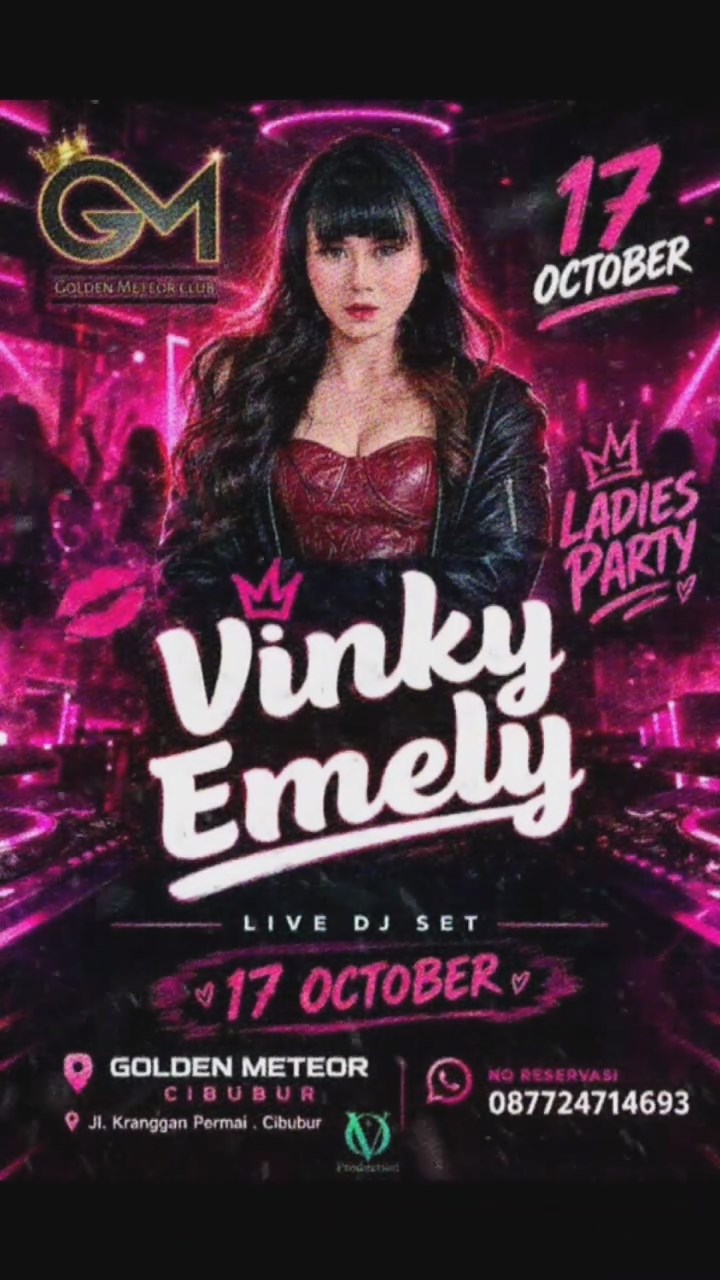 GOLDEN METEOR CLUB JAKARTA - LADIES PARTY (VINKY EMELY)