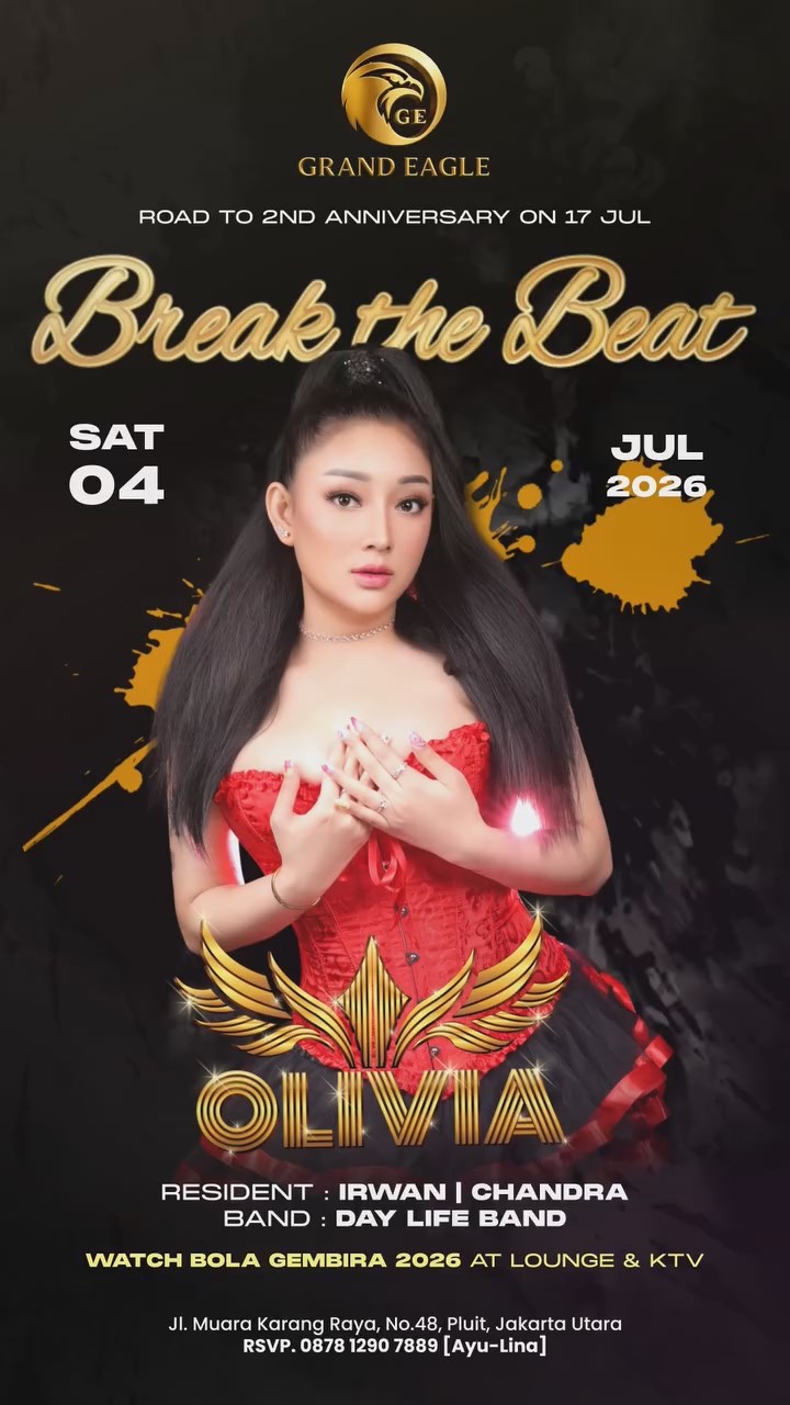 GRAND EAGLE CLUB PENJARINGAN JAKARTA - ROAD TO ANNIVERSARY 2ND YEARS (OLIVIA)