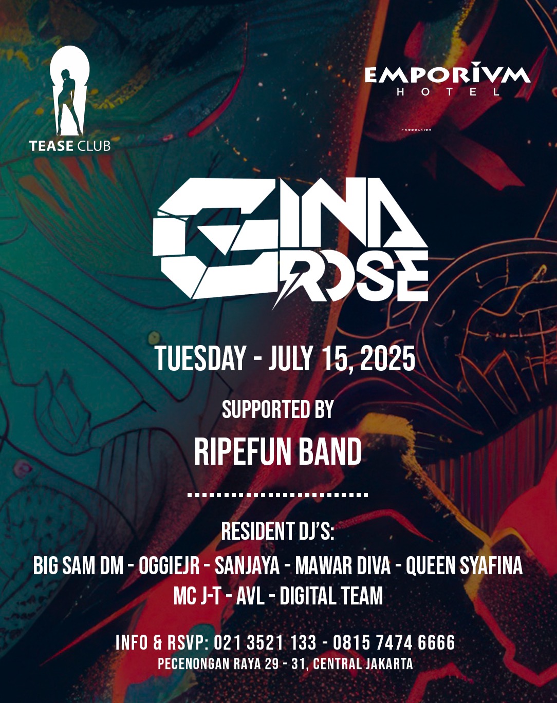 EMPORIUM TEASE CLUB JAKARTA - RYTHM TEASEPERIENCE (GINA ROSE)