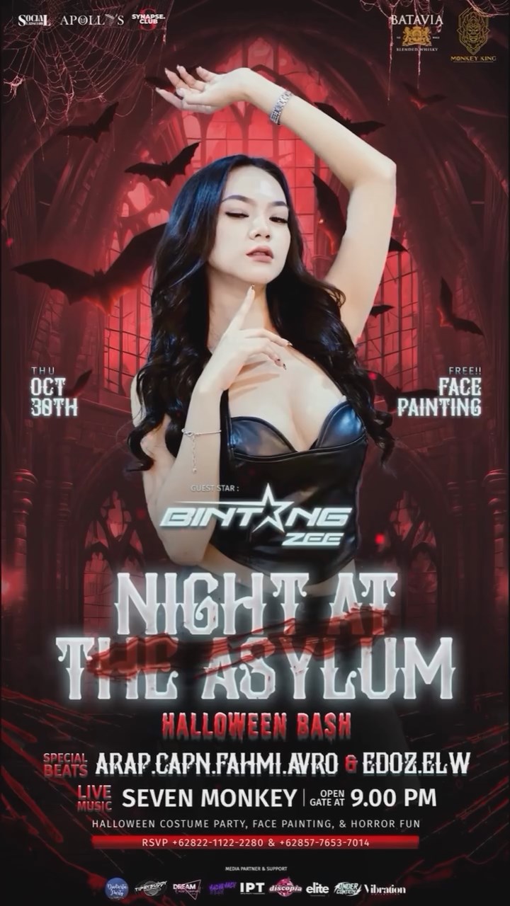 MONKEY KING BAR & LOUNGE GADING SERPONG - NIGHT AT THE ASYLUM (BINTANG ZEE)